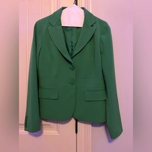 New York and co. Kelly green blazer size 6.